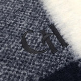 #BLOCK CHECK FLEECE CREW