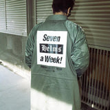 #SEVEN A WEEK FISH TAIL MIL JKT