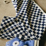 #UP-TOWN CHECKER PANTS