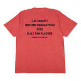 CAPTAINS HELM #C.H. VARSITY POCKET SS TEE