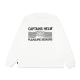 CAPTAINS HELM #OUTDOOR LOGO LS TEE