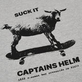 "OCEANSIDE DIVISION" #SUCK IT GOAT ART RINGER TEE