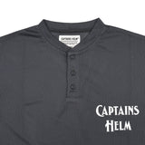 "OCEANSIDE DIVISION" #HENLEY NECK MESH TEE (YOUTH)