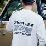 CAPTAINS HELM #OUTDOOR LOGO LS TEE