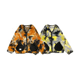 #TIE-DYE BOA WRAP JACKET