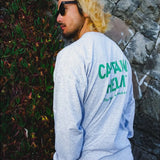 SHELTECH® × CAPTAINS HELM #COOL TOUCH + DRY TECH L/S TEE -MNF/TM LOGO