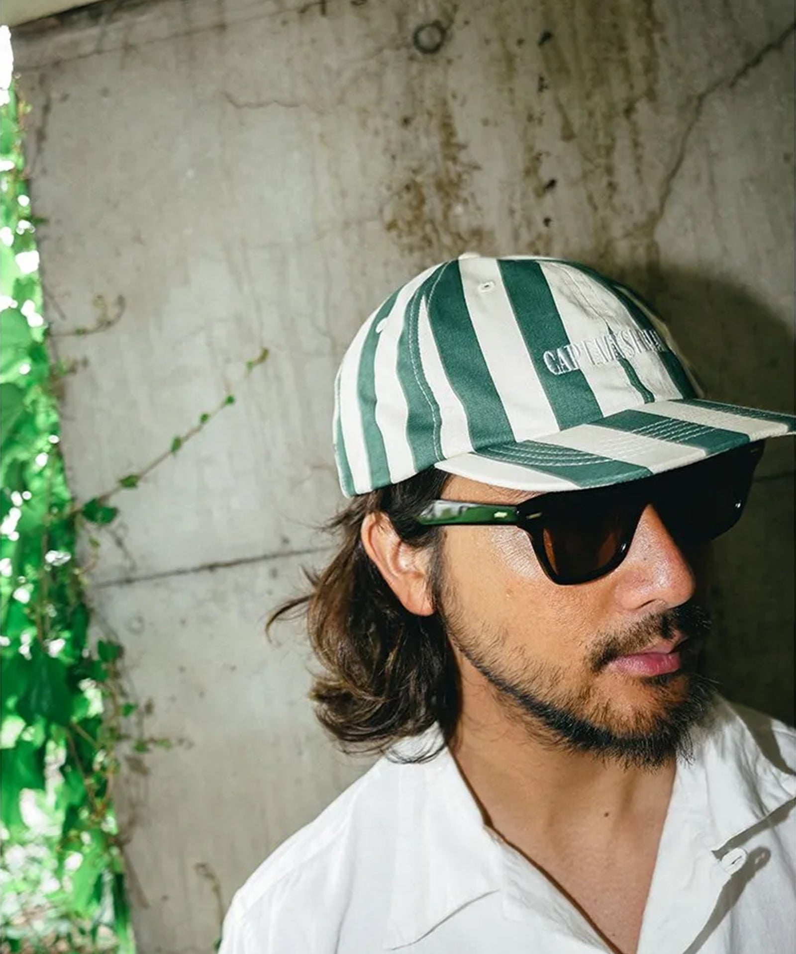 #STRIPE BEACH CAP