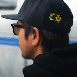 #CLASSIC LOGO MESH CAP -BLACK×YELLOW