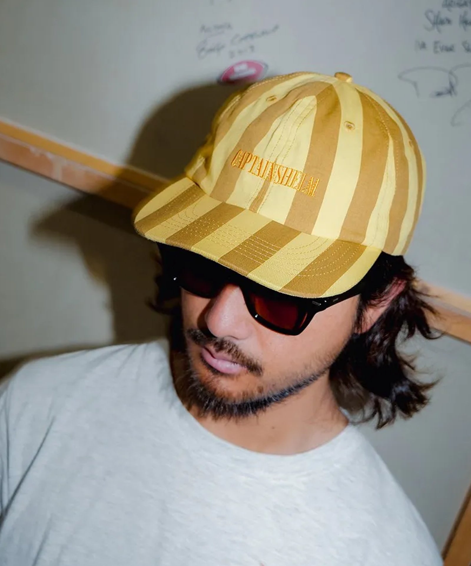 #STRIPE BEACH CAP