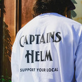 SHELTECH® × CAPTAINS HELM #COOL TOUCH + DRY TECH L/S TEE -Exclusive SYL LOGO