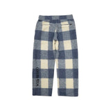 #BLOCK CHECK FLEECE PANTS