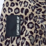 #LEOPARD FLEECE CREW