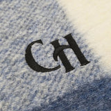 #BLOCK CHECK FLEECE CREW
