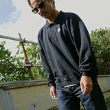 ELECTRIC #DAD SILHOUETTE L/S POLO