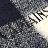 #BLOCK CHECK FLEECE CREW