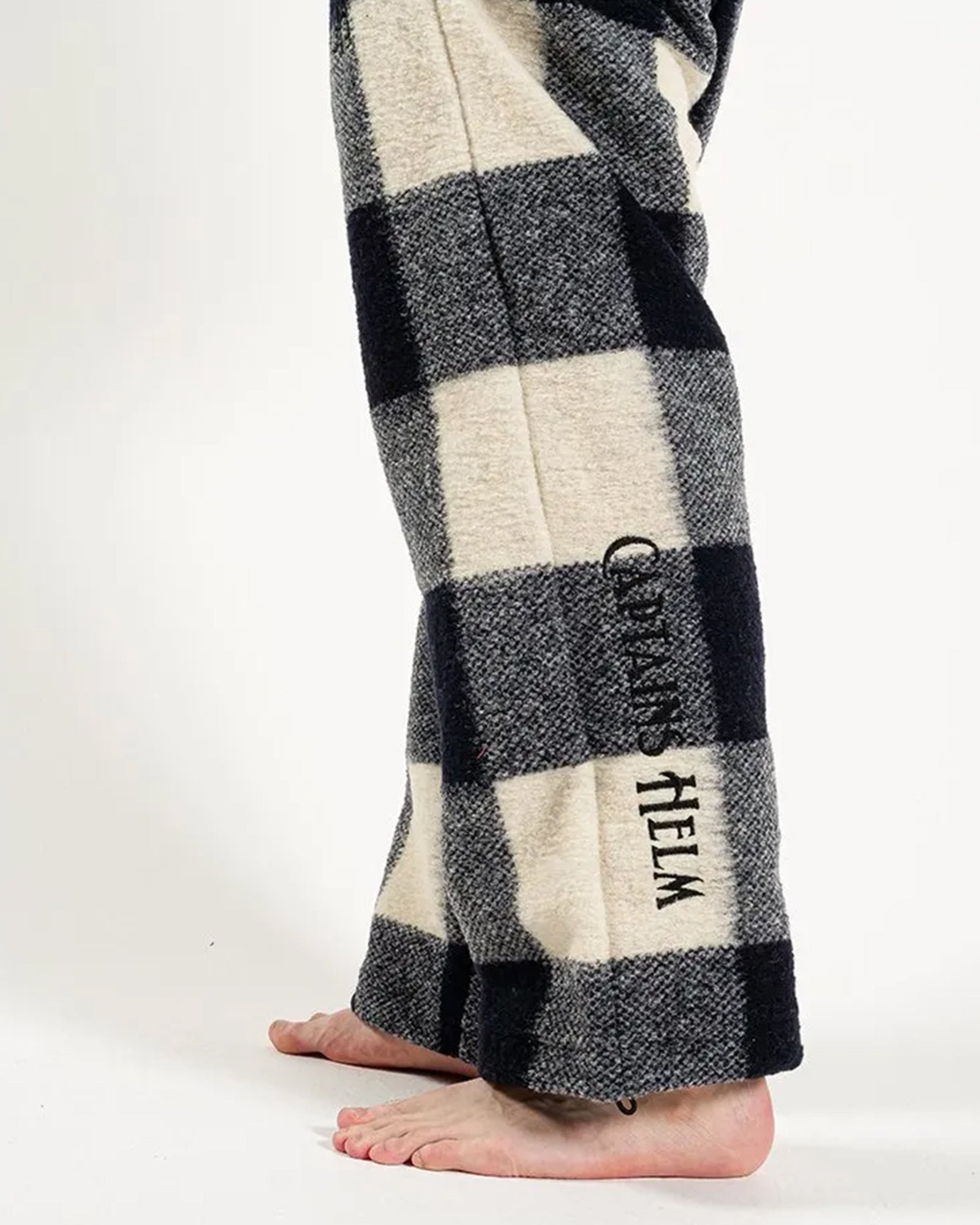 BLOCK CHECK FLEECE PANTS – CAPTAINS HELM