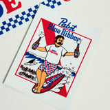 Pabst Blue Ribbon × CAPTAINS HELM #STICKER SET