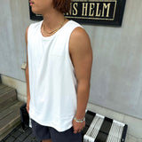 #PILE MESH DRY TANK-TOP