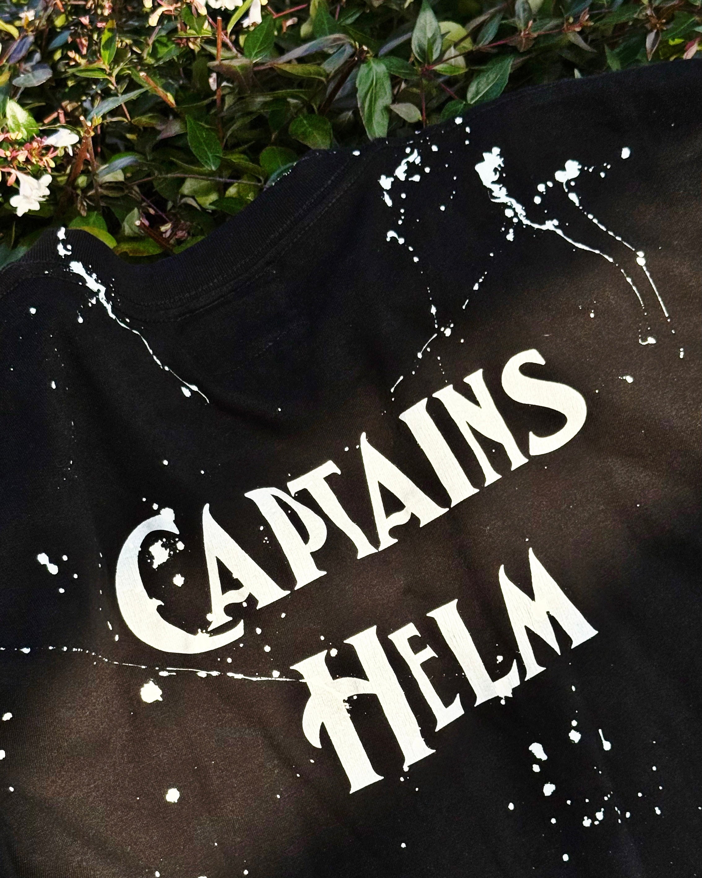 キャプテンズヘルム フェード加工 チェッカーフラッグ Tシャツ 廃盤品 希少 キャプテンズヘルム フェード加工 チェッカーフラッグ Tシャツ
