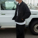 NEEDBY heritage×CAPTAINS HELM #BLACK OUT RELAX DENIM JKT