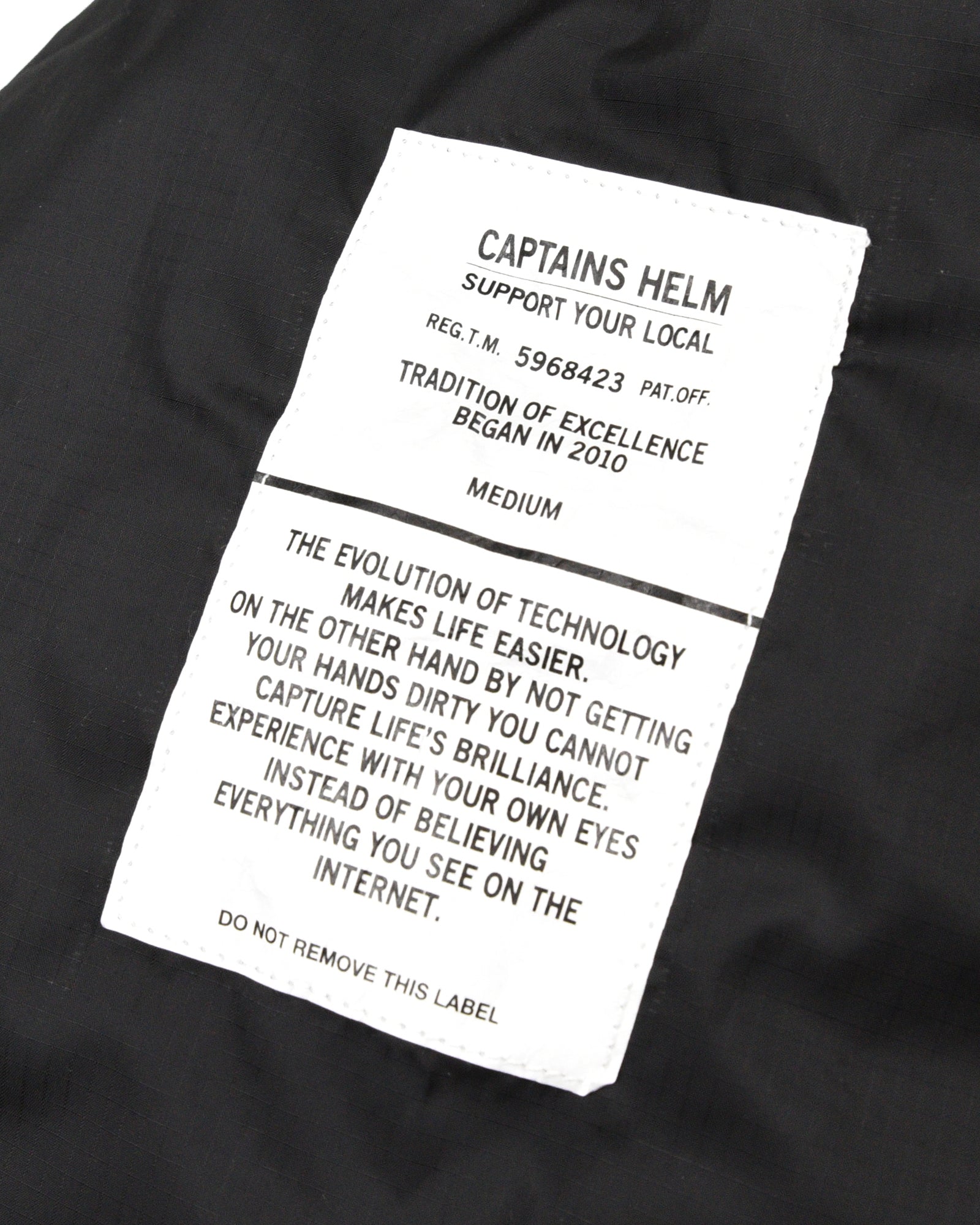 CAPTAINS HELM #MIL SPEC PADDED JACKET