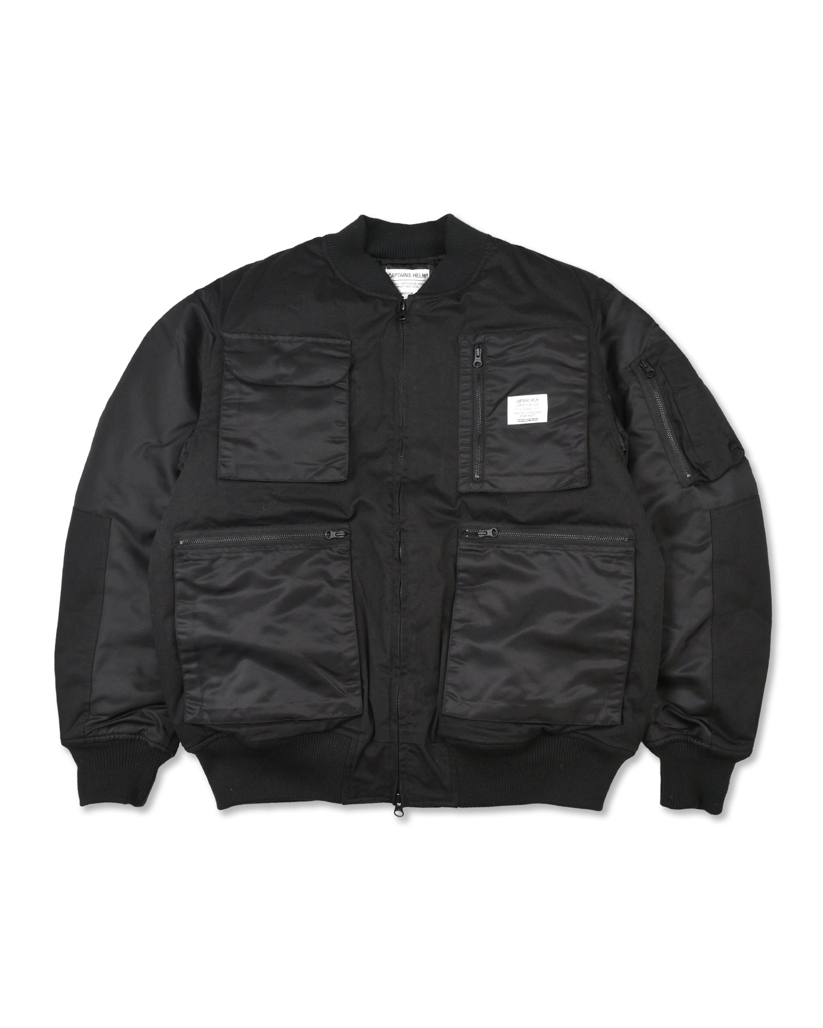 美品‼️captains helm グリーン　ブルゾン　薄手　S キャプテンズヘルム ミル エムエーワン ジャケット | CAPTAINS HELM