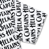 CAPTAINS HELM #REPEATED LOGO SS SHIRTS