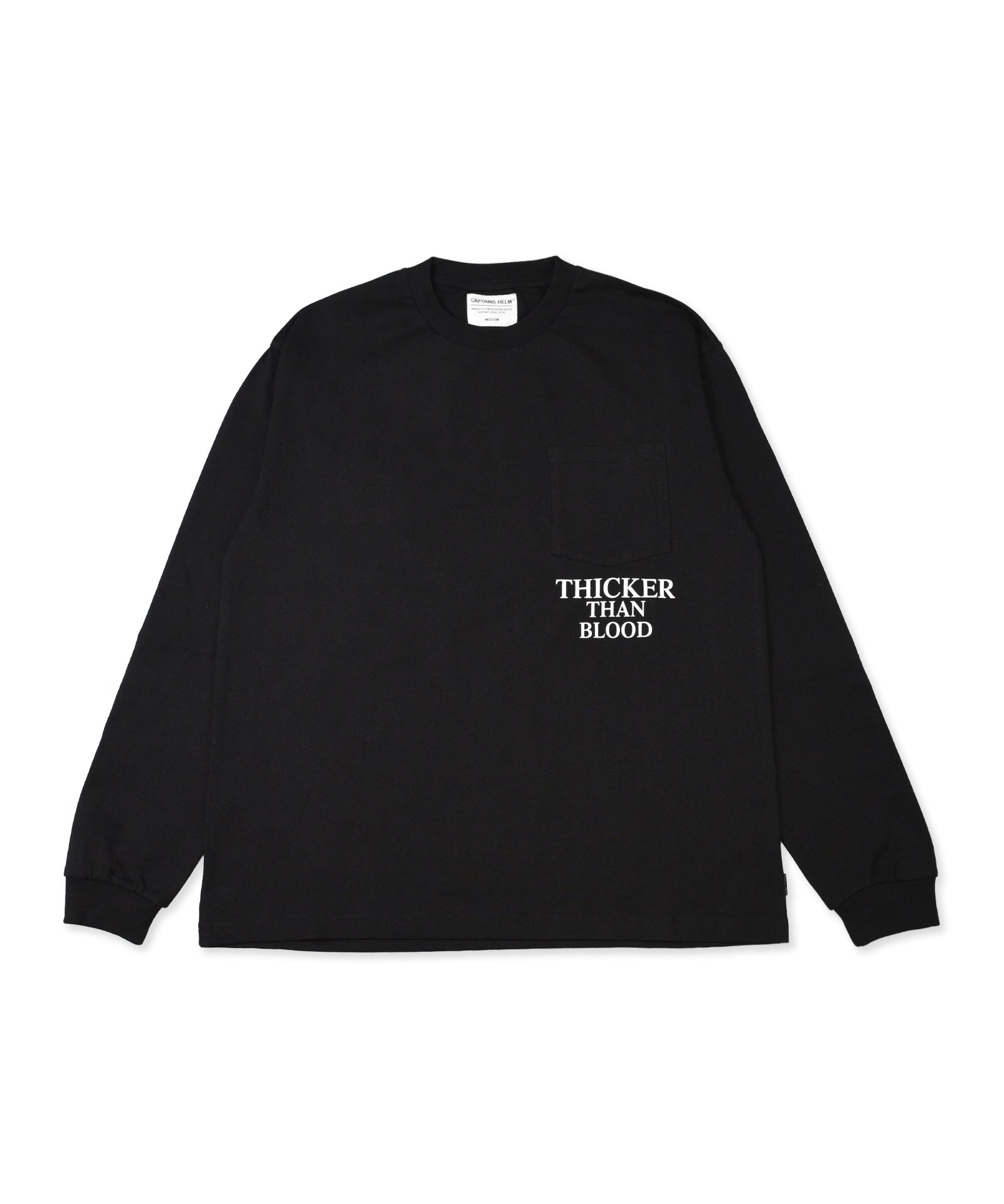 CAPTAINS HELM　#THICKER THAN BLOOD POCKET LS TEE