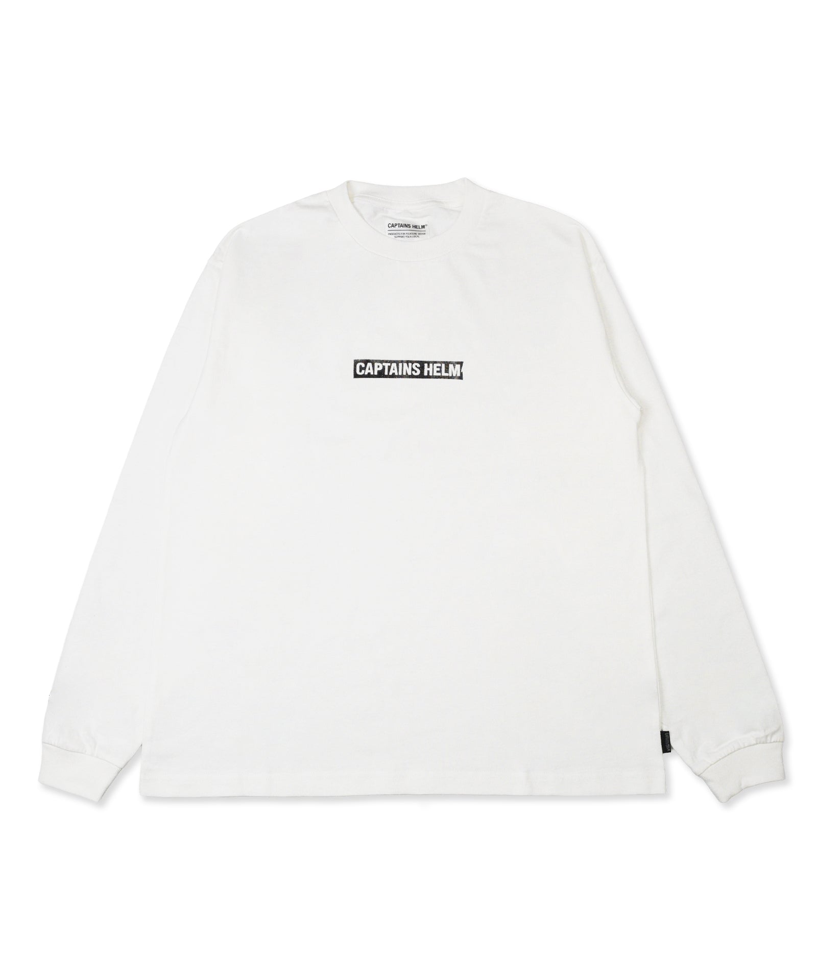CAPTAINS HELM　#FADED TAPE LOGO LS TEE