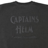 CAPTAINS HELM　#PIGMENT DYE LOGO CREW SWEAT