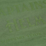 CAPTAINS HELM　#PIGMENT DYE LOGO CREW SWEAT