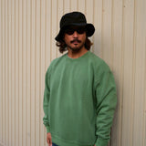 CAPTAINS HELM　#PIGMENT DYE LOGO CREW SWEAT