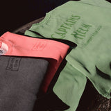 CAPTAINS HELM　#PIGMENT DYE LOGO CREW SWEAT