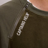 CAPTAINS HELM　#MIL FLEECE CREW SWEAT
