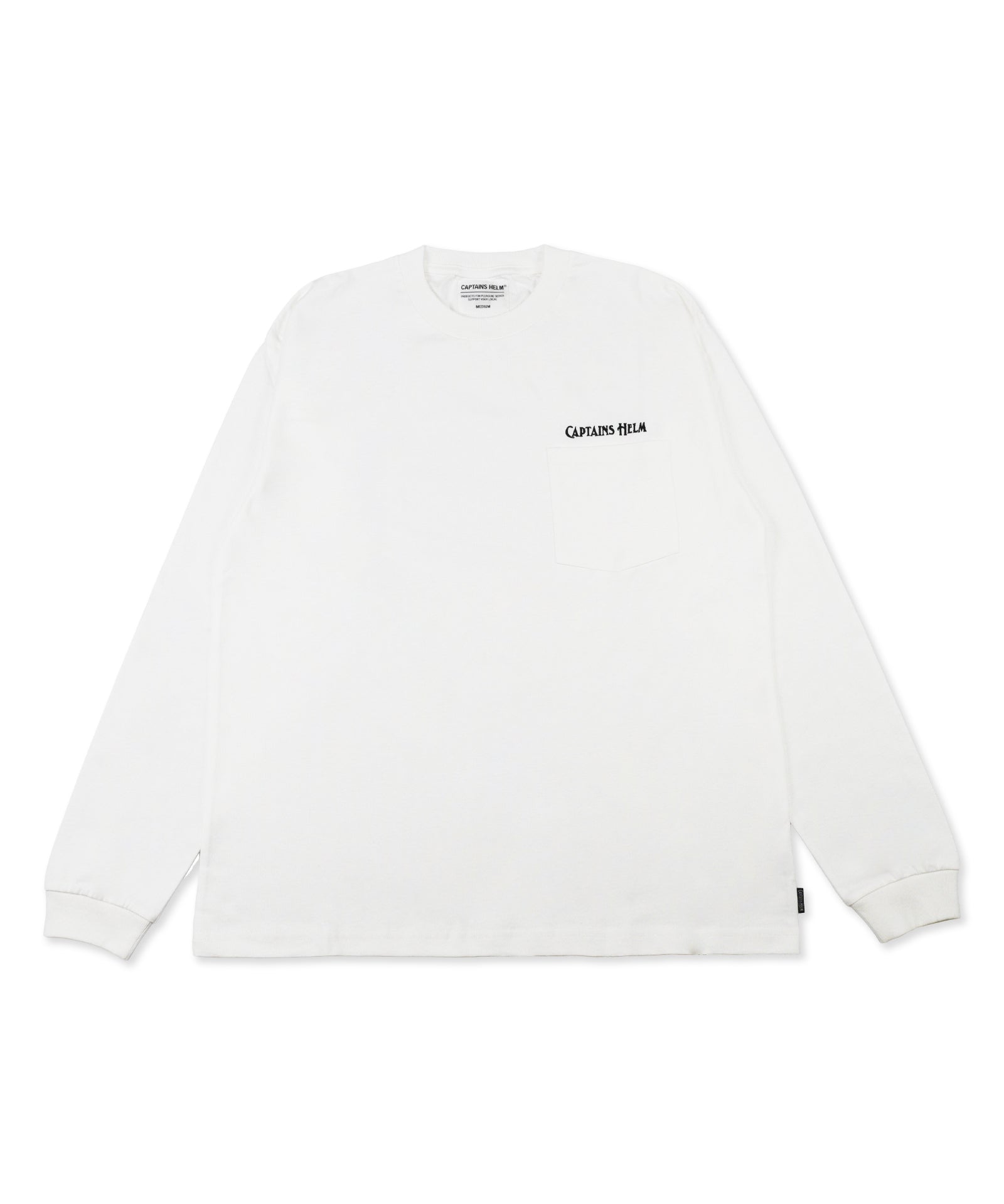 CAPTAINS HELM　#EMBROIDERY LOGO LS PK TEE
