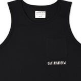 CAPTAINS HELM　#LOGO POCKET TANK TOP