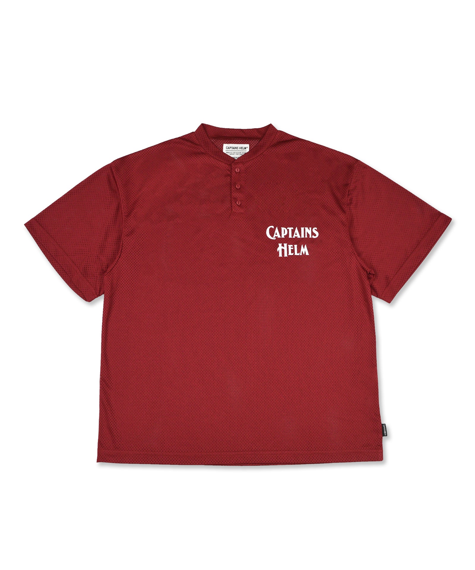 "OCEANSIDE DIVISION"  #HENLEY NECK MESH TEE (YOUTH)