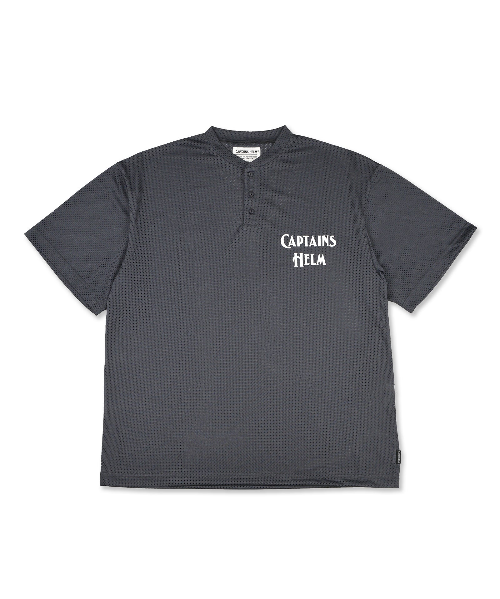 "OCEANSIDE DIVISION"  #HENLEY NECK MESH TEE (YOUTH)