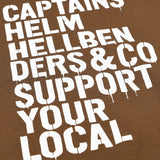 HELLBENDERS&amp;CO × CAPTAINS HELM #LOCAL DRIP LOGO 船员卫衣