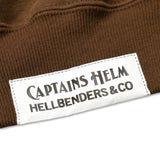HELLBENDERS&amp;CO × CAPTAINS HELM #LOCAL DRIP LOGO 船员卫衣