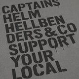 HELLBENDERS&amp;CO × CAPTAINS HELM #LOCAL DRIP LOGO 船员卫衣