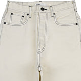 NEEDBY heritage×CAPTAINS HELM #HELM WHITE RELAX DENIM PANTS