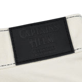 NEEDBY heritage×CAPTAINS HELM #HELM WHITE RELAX DENIM PANTS