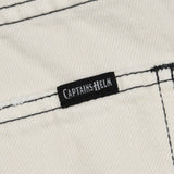 NEEDBY heritage×CAPTAINS HELM #HELM WHITE RELAX DENIM PANTS