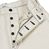 NEEDBY heritage×CAPTAINS HELM #HELM WHITE RELAX DENIM PANTS