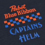 Pabst Blue Ribbon × CAPTAINS HELM #RIDE BLUE SS TEE