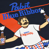 Pabst Blue Ribbon × CAPTAINS HELM #RIDE BLUE SS TEE