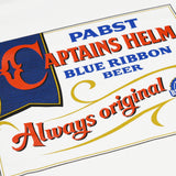 Pabst Blue Ribbon × CAPTAINS HELM #OLD SIGNBOARD LS TEE