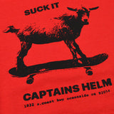 CAPTAINS HELM　#SUCK IT GOAT ART HOODIE