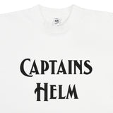 船长头盔 #褪色胶带标志长袖T恤